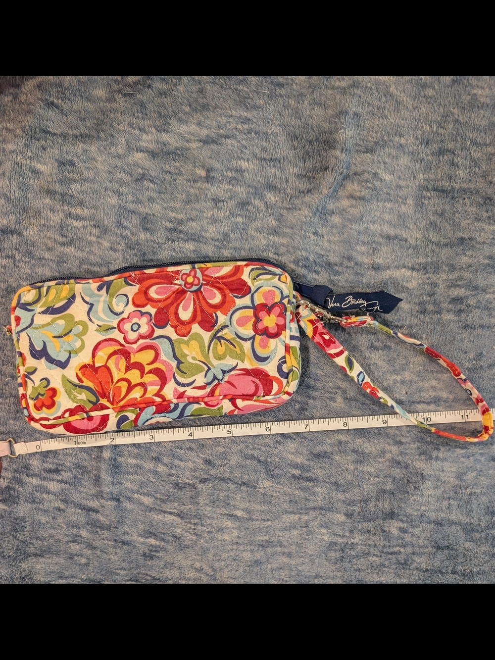 Vera Bradley Quilted Hope Garden Wristlet - Retired Print